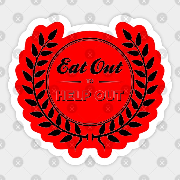 Eat out Sticker by AndiBlair